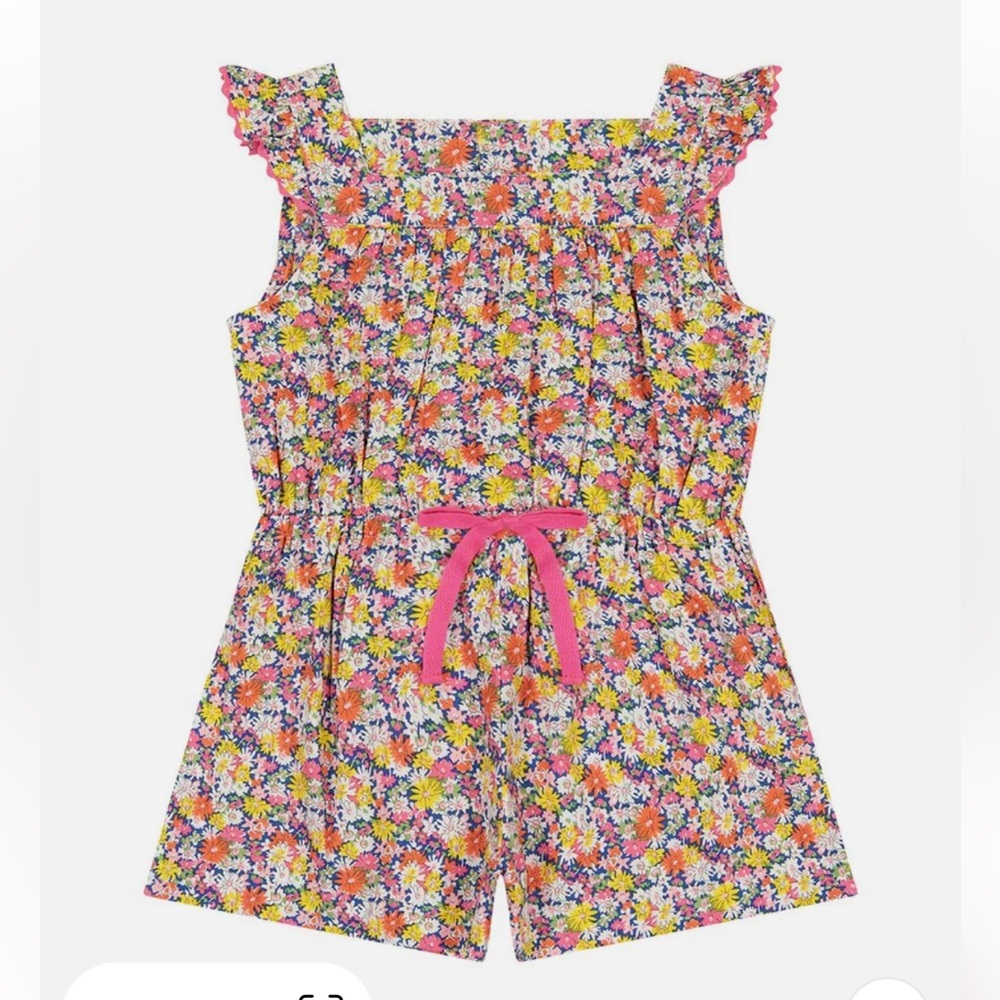 NWOT Busy Bees Gwynnie Floral Romper Sz 3